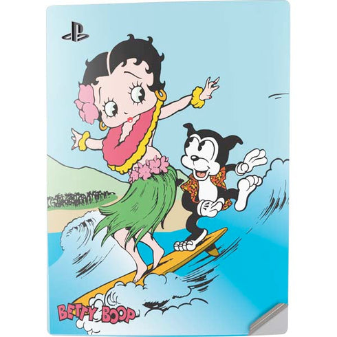 Betty Boop Surfing PS5 Digital Edition Console Skin